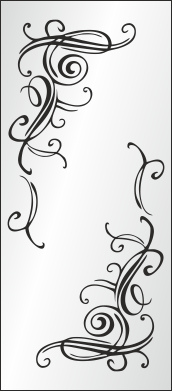 curls изображение для пескоструя классический узоры